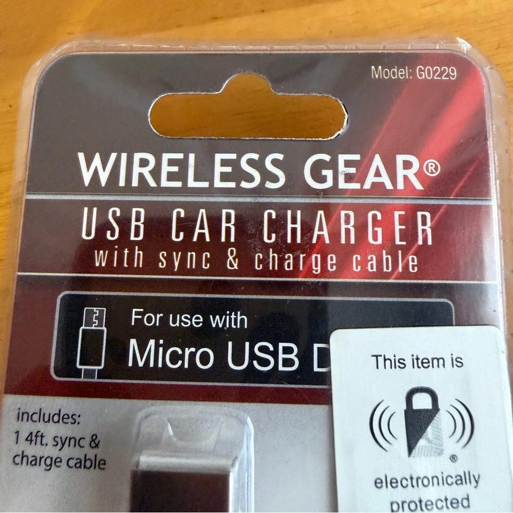 Wireless Gear 2 in 1 micro usb‎ charger and cord
